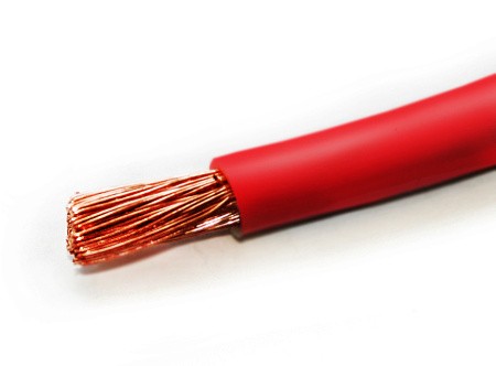 Силовой кабель ПУГВ 50 красный (ГОСТ)