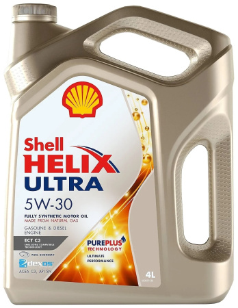 Моторное масло Shell Helix Ultra ECT C3 Dexos2 5w30 4л 550046363
