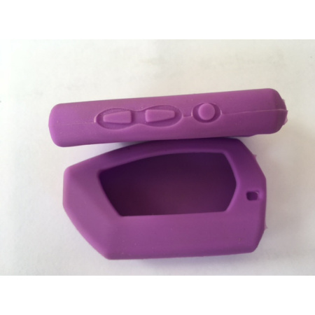 Силиконовый чехол для брелка Pandora DX-90 фиолетовый