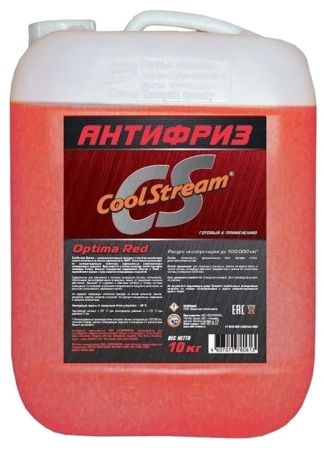 Антифриз CoolStream Optima Red (красный) 10кг