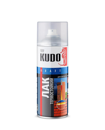 Лак Kudo KU-9006 термостойкий 520мл
