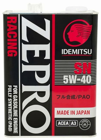 Моторное масло Idemitsu Zepro Racing SN/CF 5w40 4л