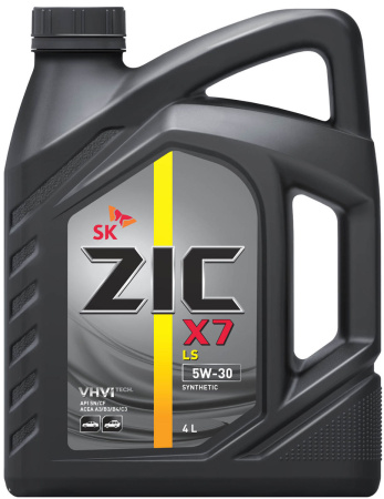 Моторное масло ZIC X7 LS SN/CF 5w30 4л 162619