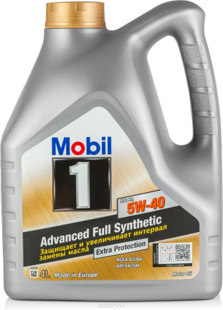 Моторное масло Mobil 1 FS 5w40 синтетическое 4л