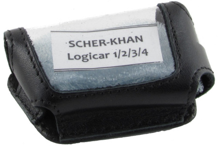 Чехол для брелка Scher-Khan Logicar 1/2/3/4 кобура черная кожа