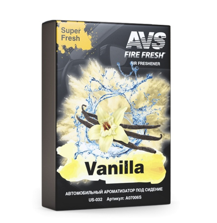 Ароматизатор AVS US-001 Super Fresh (Ваниль/Vanilla) (Гелевый) A07500S