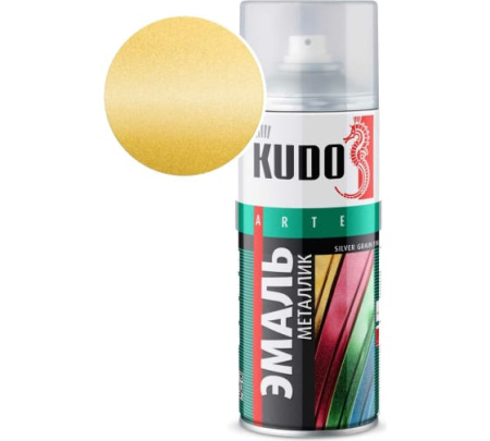 Эмаль KUDO универсальная Вечное золото 520мл KU-1060