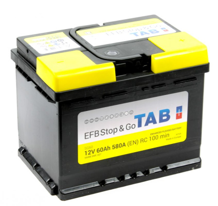 Автомобильный аккумулятор TAB EFB Stop&Go 6СТ-60.0 - 60Ач (обратная)