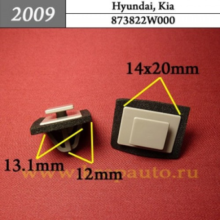 2009 Автокрепеж для Hyundai, Kia