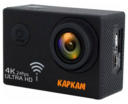 Видеорегистратор   экшн-камера Каркам 4K