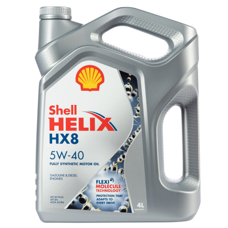 Моторное масло Shell Helix HX8 SN/CF 5w40 4л 550051529