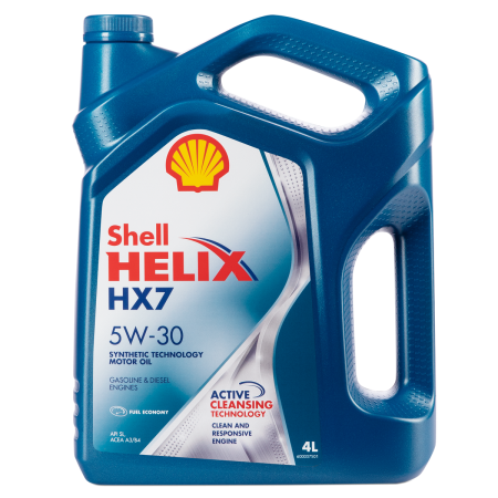 Моторное масло Shell Helix HX7 5w30 4л 550046351