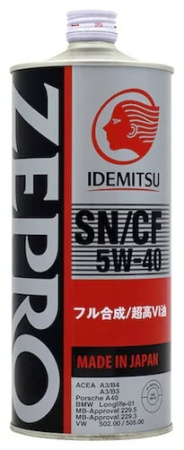 Моторное масло Idemitsu Zepro Euro Spec SN/CF 5w40 1л 1849001