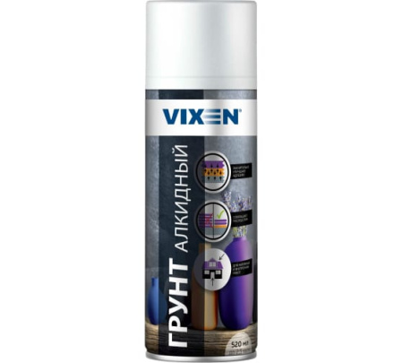 Грунт Vixen универсальный алкидный 520мл белый VX-21000