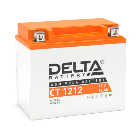 Аккумуляторная батарея Delta CT 1212 12V 12Ah